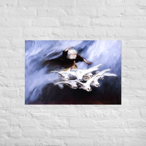 Animal Art Poster - Winter von William Holbrook Beard