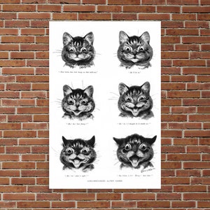 Louis Wain Katzen Poster - Umstände Alter Cases by Louis Wain - Louis Wain Print - Umstände Alter Cases Print