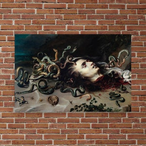 Mythological Art Print-  The Head of Medusa by Peter Paul Rubens - Peter Paul Rubens Print - Peter Paul Rubens Poster - Head of Medusa Print