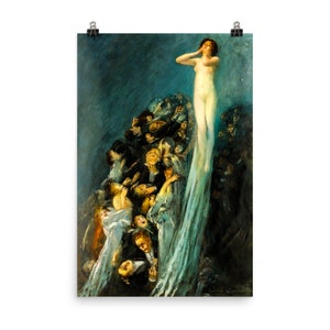 Surreal Art Print - Adoration by Emilian Lazarescu