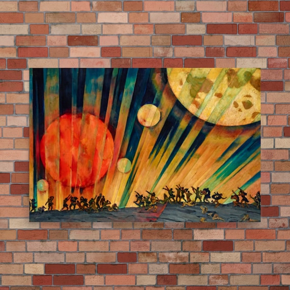 Symbolic Art Print - New Planet by Konstantin Yuon - Konstantin