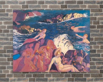 The Wave by Maurice Denis - Maurice Denis Print - Modern Art Print