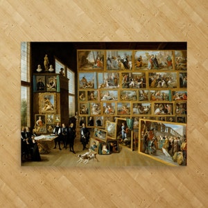 Archduke Leopold William in his Gallery at Brussels by David Teniers the Younger - David Teniers the Younger Print