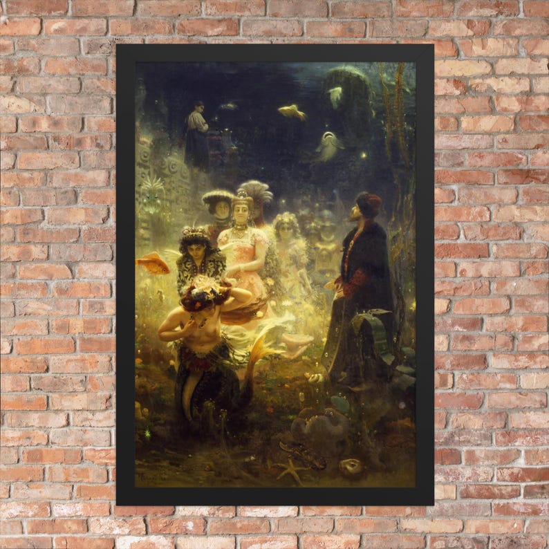 Sadko by Ilya Repin - Framed Ilya Repin Print - Framed Sadko Print - Etsy