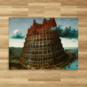 The Tower of Babel (Rotterdam) by Pieter Bruegal The Elder - Pieter Bruegal The Elder Print - Tower of Babel Print