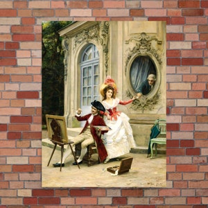 Realist Art Print - The Love Letter by Jules Girardet - Jules Girardet Print - Jules Girardet Poster - Love Letter Print