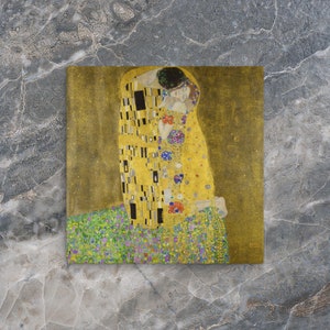Historische Canvas Print - De Kus van Gustav Klimt - De Kus Canvas Print - Gustav Klimt Canvas Print