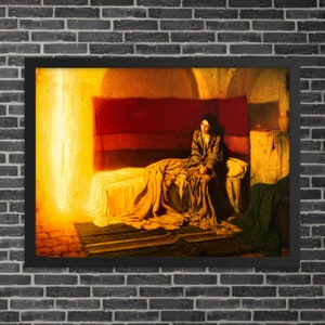 The Annunciation by Henry Ossawa Tanner - Framed Annunciation Print - Framed Henry Ossawa Tanner Print