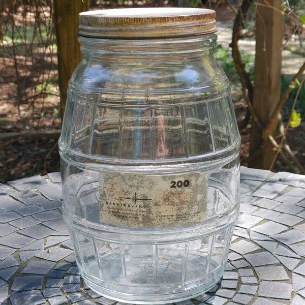 Vintage Candy Jar Etsy