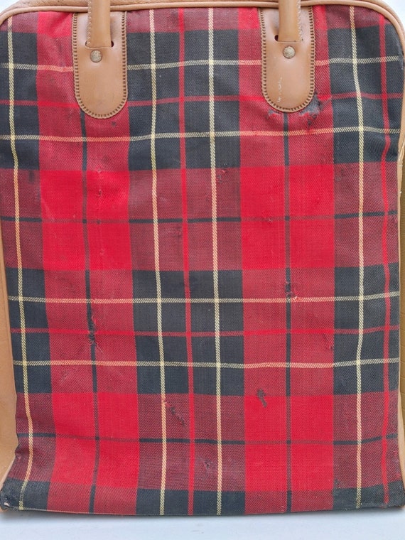 Thermos Red Plaid Picnic Set / 2 Thermos Bottles … - image 4