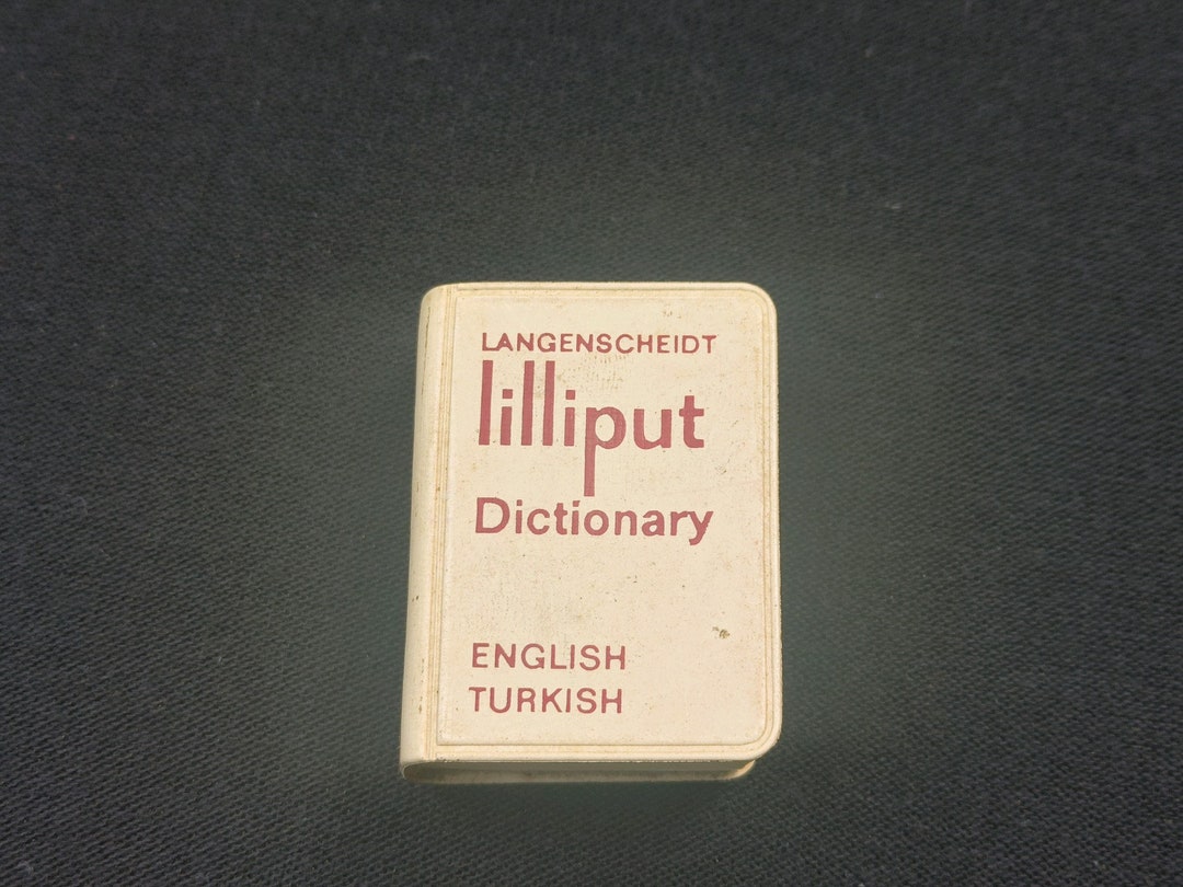 Langenscheidt Lilliput Dictionary English/turkish 36896 Etsy