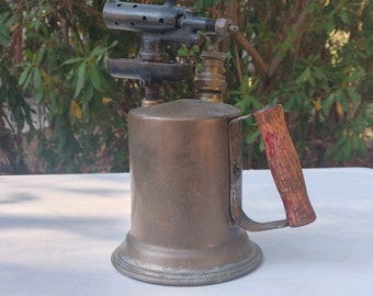 1921 BLOW TORCH Brass / Clayton & Lambert Mfg. Co. / Detroit, Michigan / Pat.D Jan 4, 1921