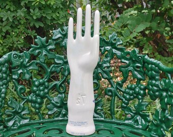 Porcelain Glove Mold  / General Porcelain, Trenton NJ / Dated Sep 12, 1974