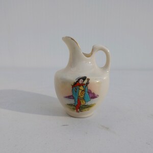 GERMANY - 1894-1896 POSSIL POTTERY Works: Nautilus Porcelain / MacDougall & Sons / Antique Miniature Pitcher