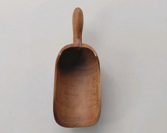 Antique Wooden Handmade Flour & Grain Scoop/General Store/Early 1900's