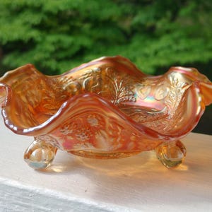 Fenton Butterfly Carnival Glass - Etsy