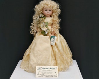 Linda Rick Vandalina Doll – 24" Signed Collectible, Original Box