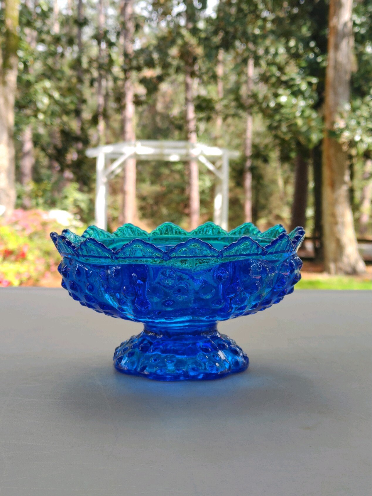Fenton Hobnail Cobalt Blue Candle Holder – Depression Era Glass - Etsy