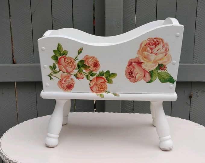 Colorful Magazine Rack Vintage Rose Colorful Magazine Rack - Etsy
