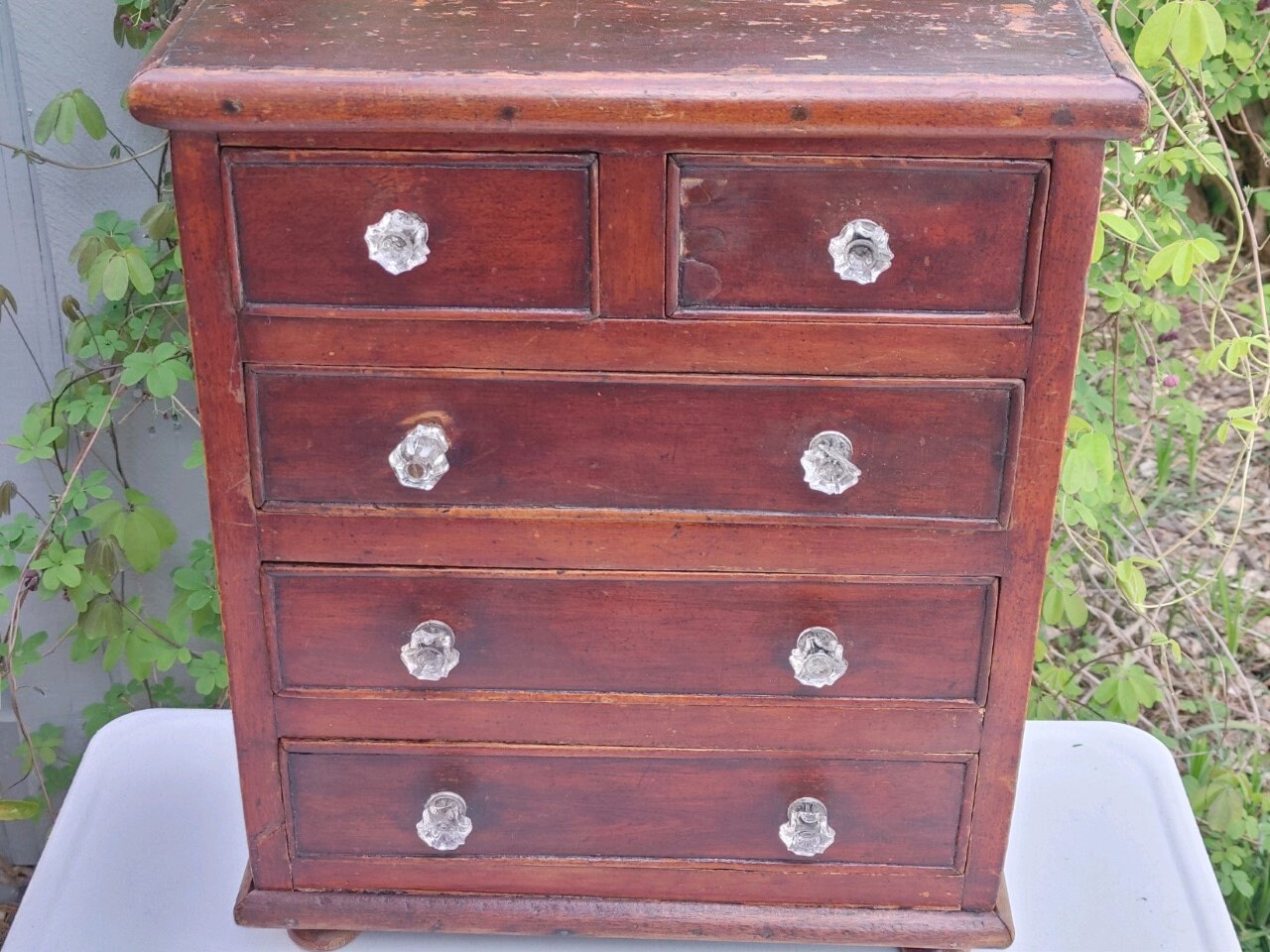 English Antique Toy Chest of Drawers / Late 1800's / in Etsy