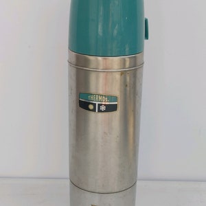 Thermos / Thermos Vacuum Bottle In Original Box /  Guaranteed Unbreakable.  All Stainless Steel.