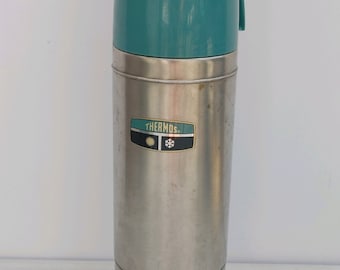 Thermos / Thermos Vacuum Bottle In Original Box /  Guaranteed Unbreakable.  All Stainless Steel.