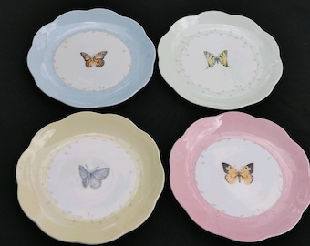 BUTTERFLY MEADOWS COLLECTION Dessert or Salad Plates (set of