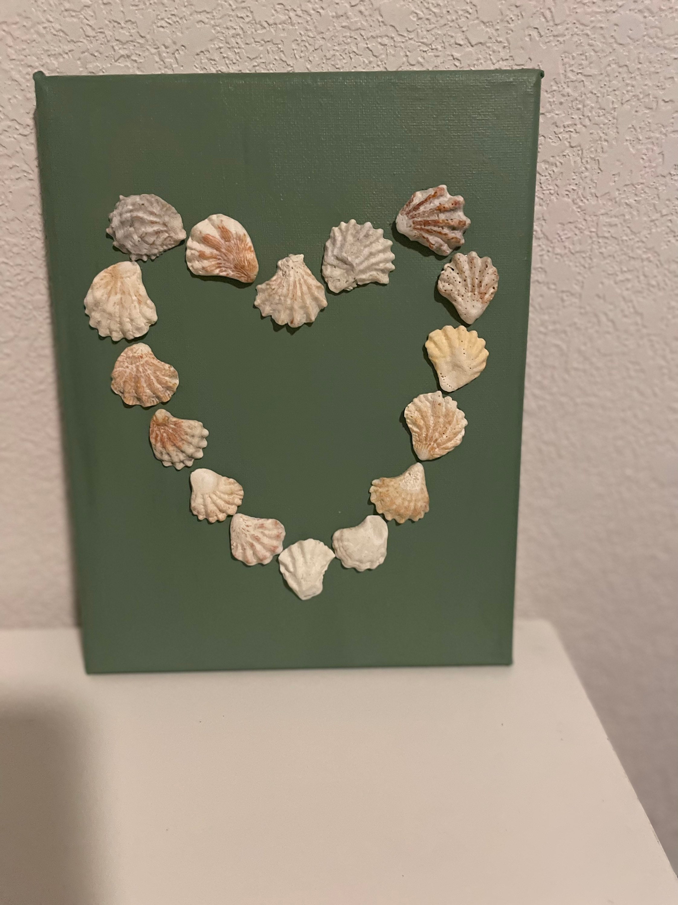 Muschel Bilder Auf Leinwand Selber Machen Muschel Herz Leinwand | Etsy
