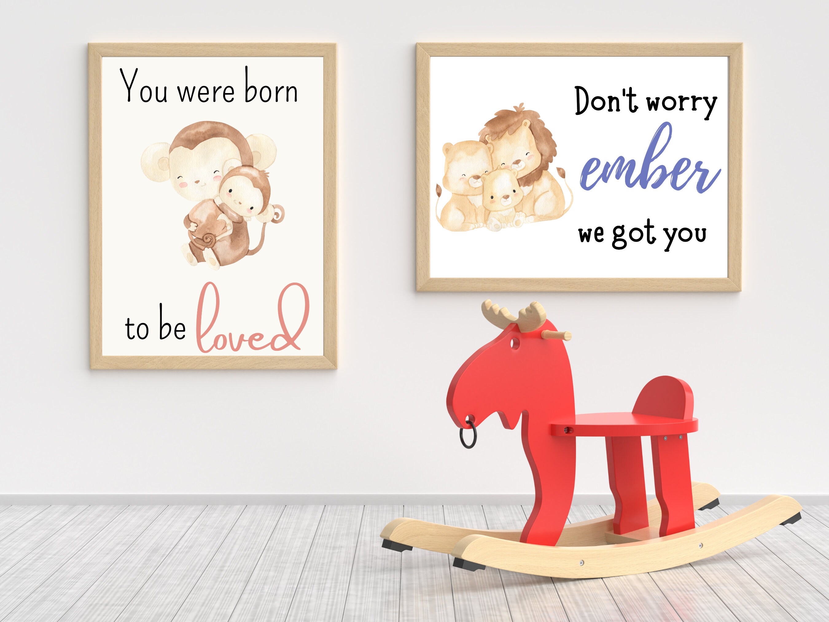 Customized Name Nursery Decor Girl Nursery Decor Boy Personalized