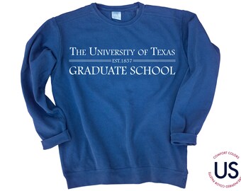comfort colors sweatshirt college