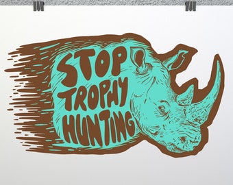 Anti Trophy Hunting - Etsy New Zealand Anti Trophy Hunting - Etsy New Zealand