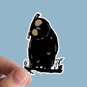 Eule Aufkleber, Eule, Vinyl-Aufkleber, Abziehbilder, Vogel-Aufkleber, Laptop-Aufkleber, süße Aufkleber, Nachteule, Vögel