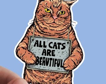 Adesivo "Todos os Gatos", Vinil Impermeável, 1312 Adesivo