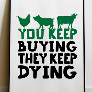 Vegan Art Print, Veganism, Animal Rights , Vegan, Poster, Prints, Rights, Art Print, Animals, Vegetarian