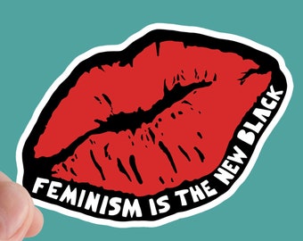Sticker feminisme, solidariteit, links, feminisme, verenigt u