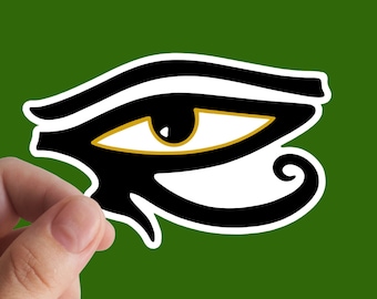 Eye Of Horus Vinyl Sticker, Egyptian Amulet Decal