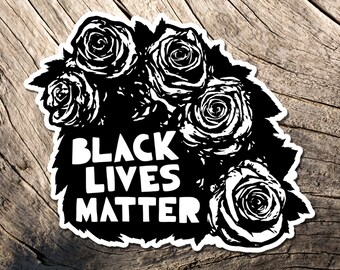 BLM-sticker, Black Lives Matter, Resist, Gelijkheid