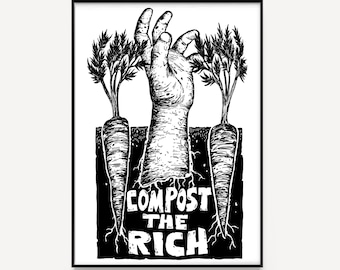Composta il poster del ricco, sinistra, destra