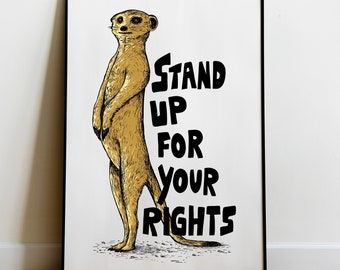 Stampa sui diritti, Arte del suricato, Difendi i tuoi diritti