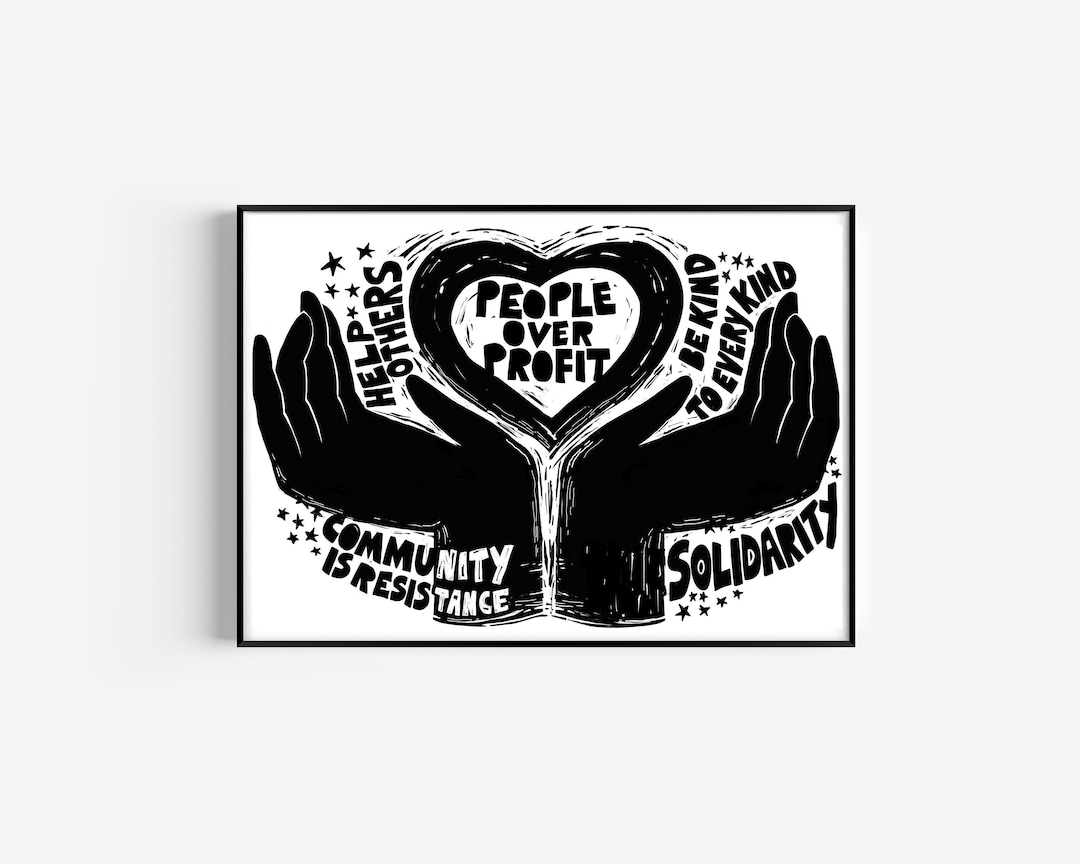 Activism Print, Art Print, Leftist, Anti Capitalism, Socialist ...