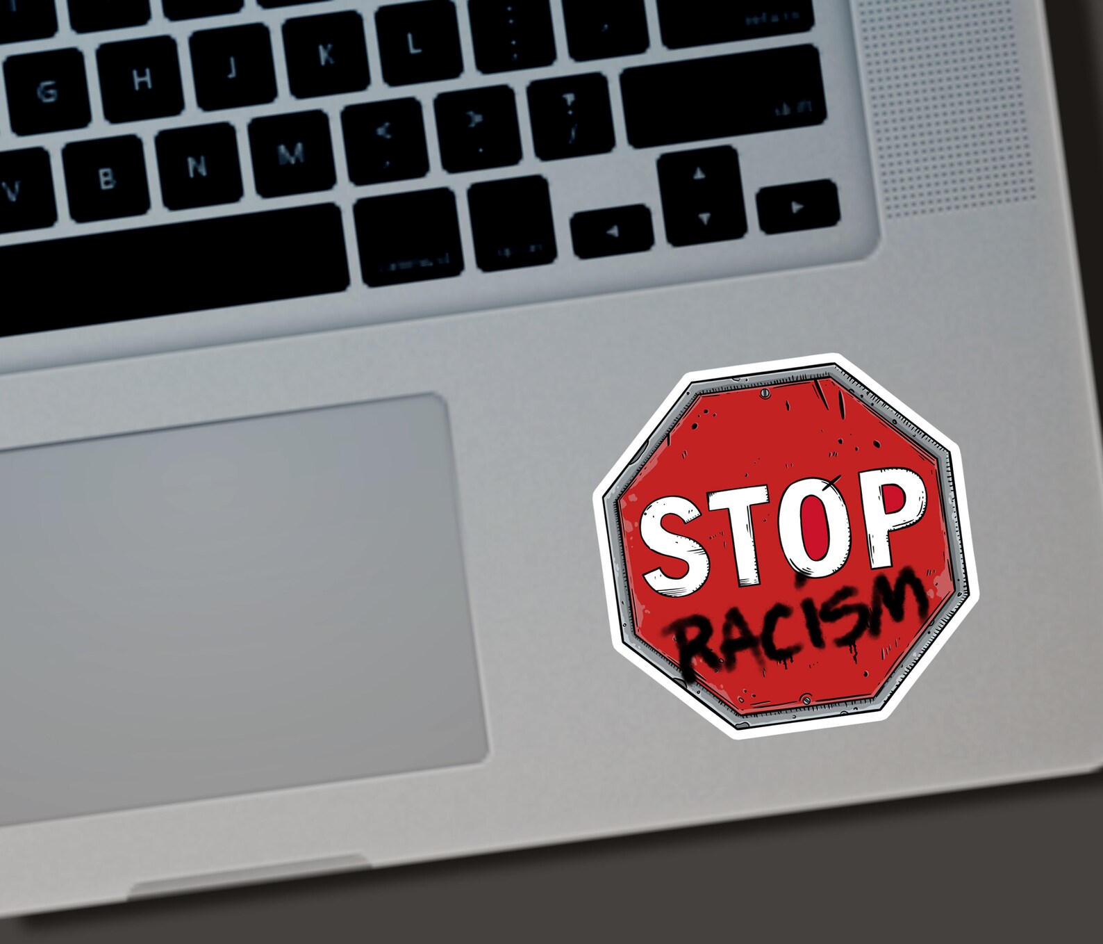 No Racism Sticker Stop Racism Sticker, Racism, Blm, Socialist, Anticapitalism, Abolish ...