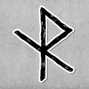 Safe Travel Rune Sticker Viking Rune Good Vibes Vinyl - Etsy