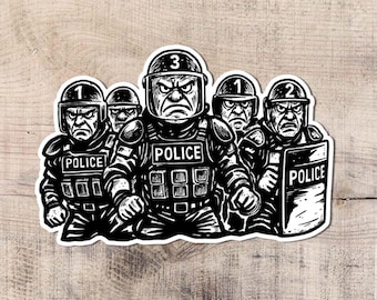 1312 ACAB Riot Police Vinyl Sticker, Anarchy
