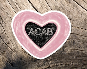 ACAB-vinylsticker, resist-sticker, laptopdecor