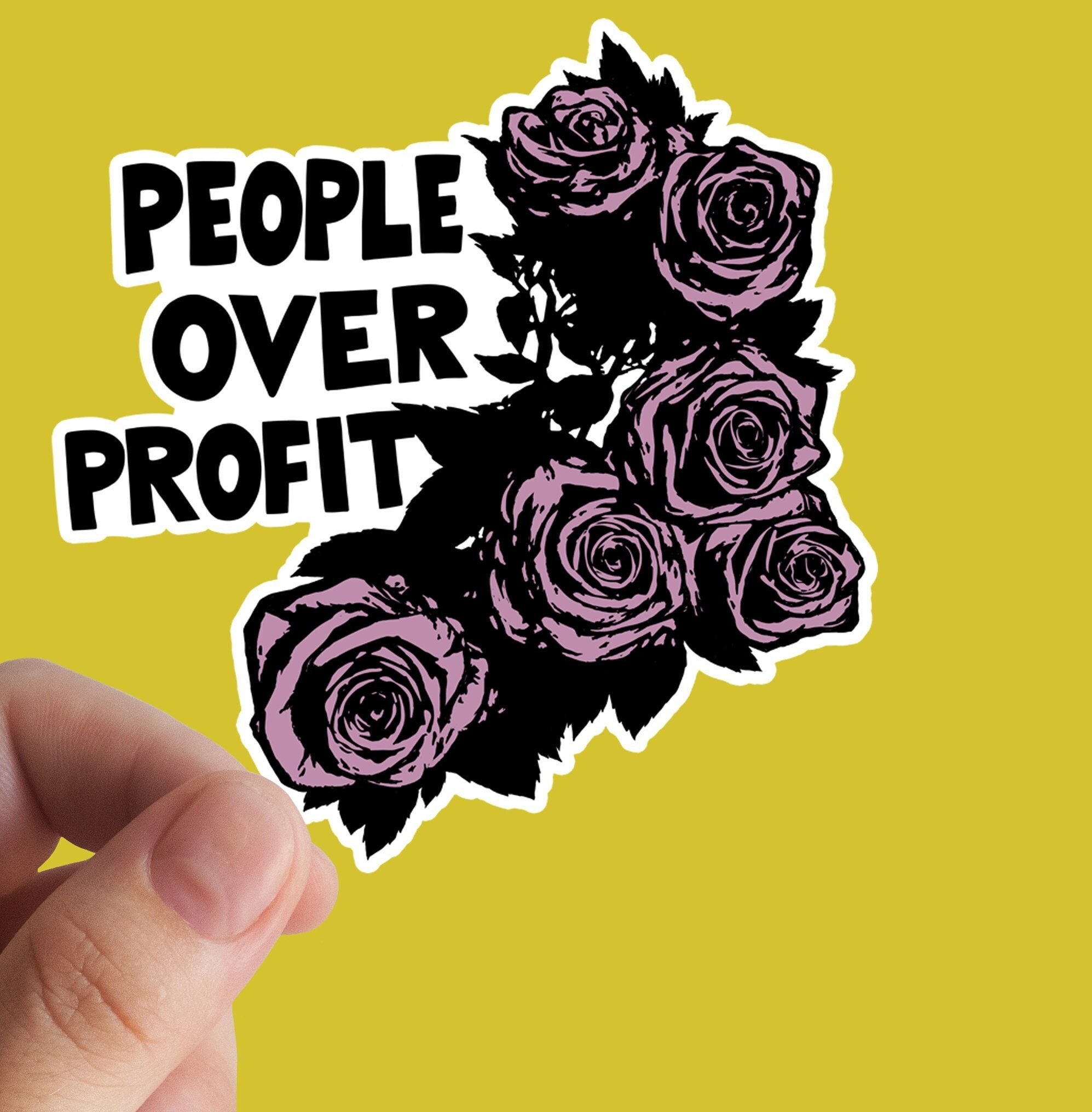 People Before Profit 2.25 Button 