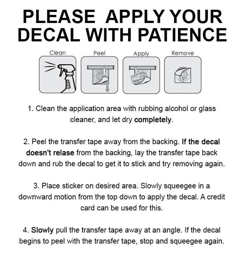 Custom Vinyl Decals Make Your Own Personalized Decal Car Etsy