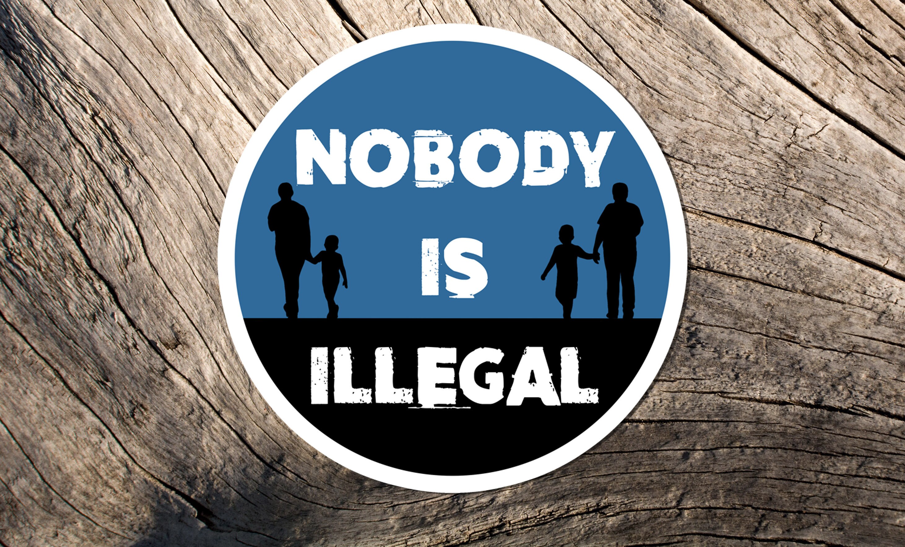 Nobody Is Illegal Sticker Racism Indigenous People Etsy