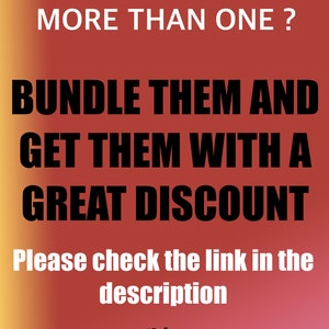 May include: Image with text: "CONSIDERING BUYING MORE THAN ONE? BUNDLE THEM AND GET THEM WITH A GREAT DISCOUNT. Please check the link in the description." The GC Sticker Shop logo is at the bottom.