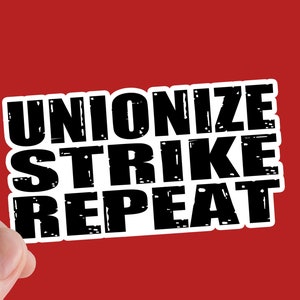 Adesivo Unionize, Solidariedade, Esquerdista, Socialista, Anarquista, Adesivos para Laptop, Marxista, AntiCapitalismo, Greve, Justiça