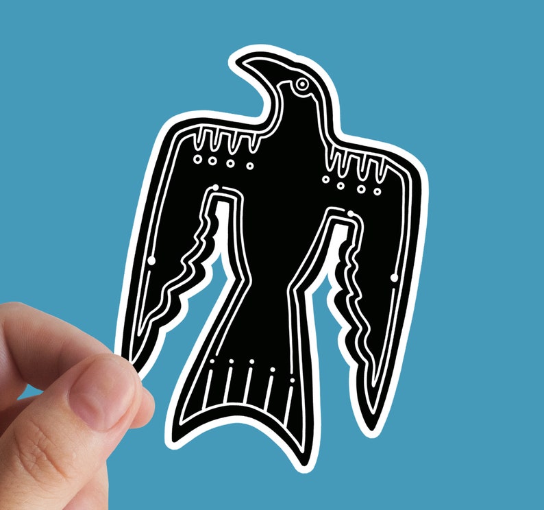 Native American Thunderbird Vinyl Sticker, Wisdom Symbol - Etsy